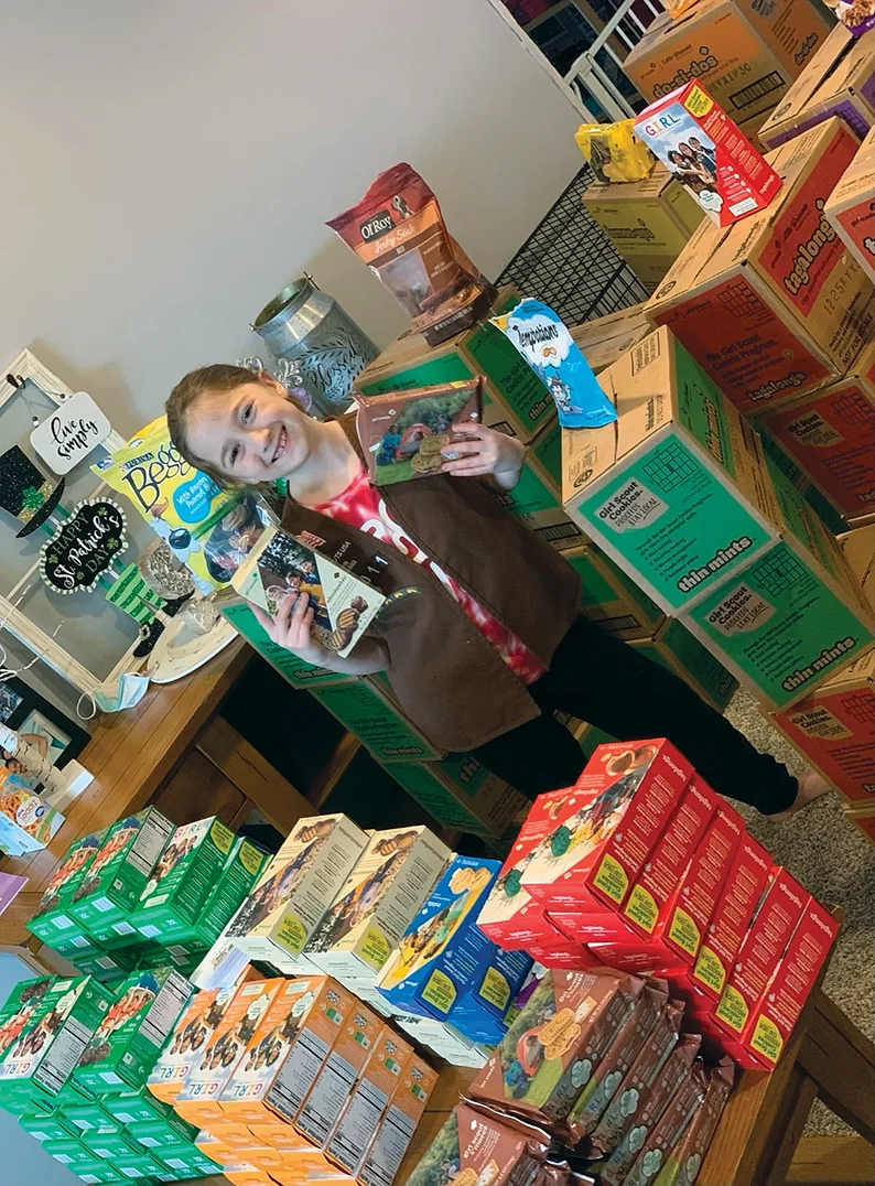 Kennedy Girl Scout, 9, uses social media to reach cookie sales goals