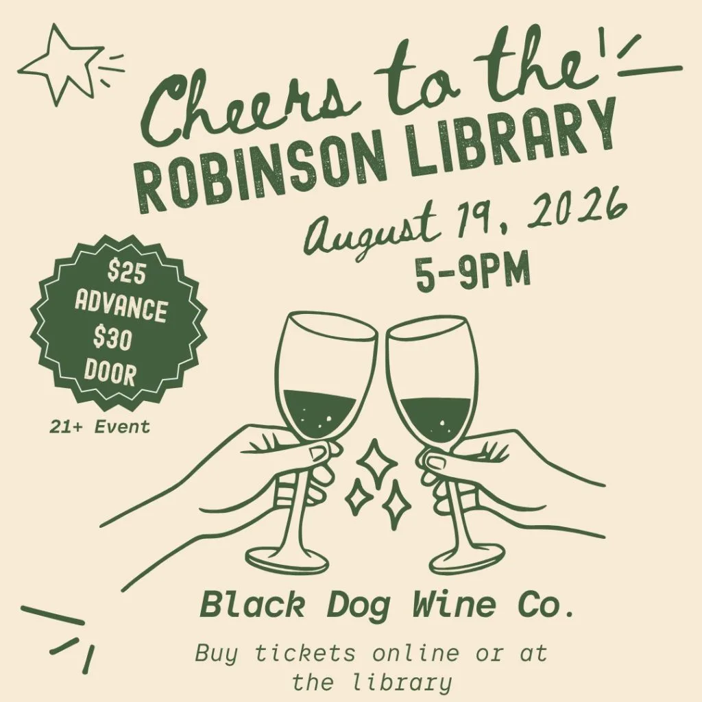 Cheers to the Robinson Library