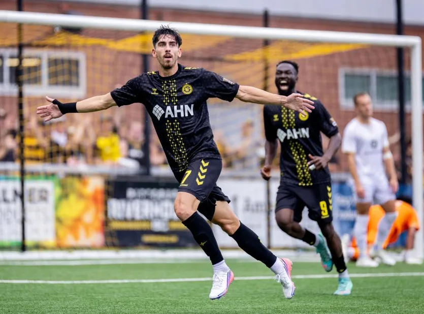 Amann sets USL record as Riverhounds secure key win