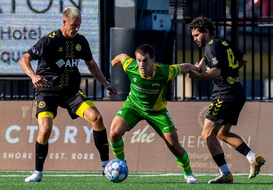 Riverhounds battle Rowdies to a tie, visit Miami FC Saturday